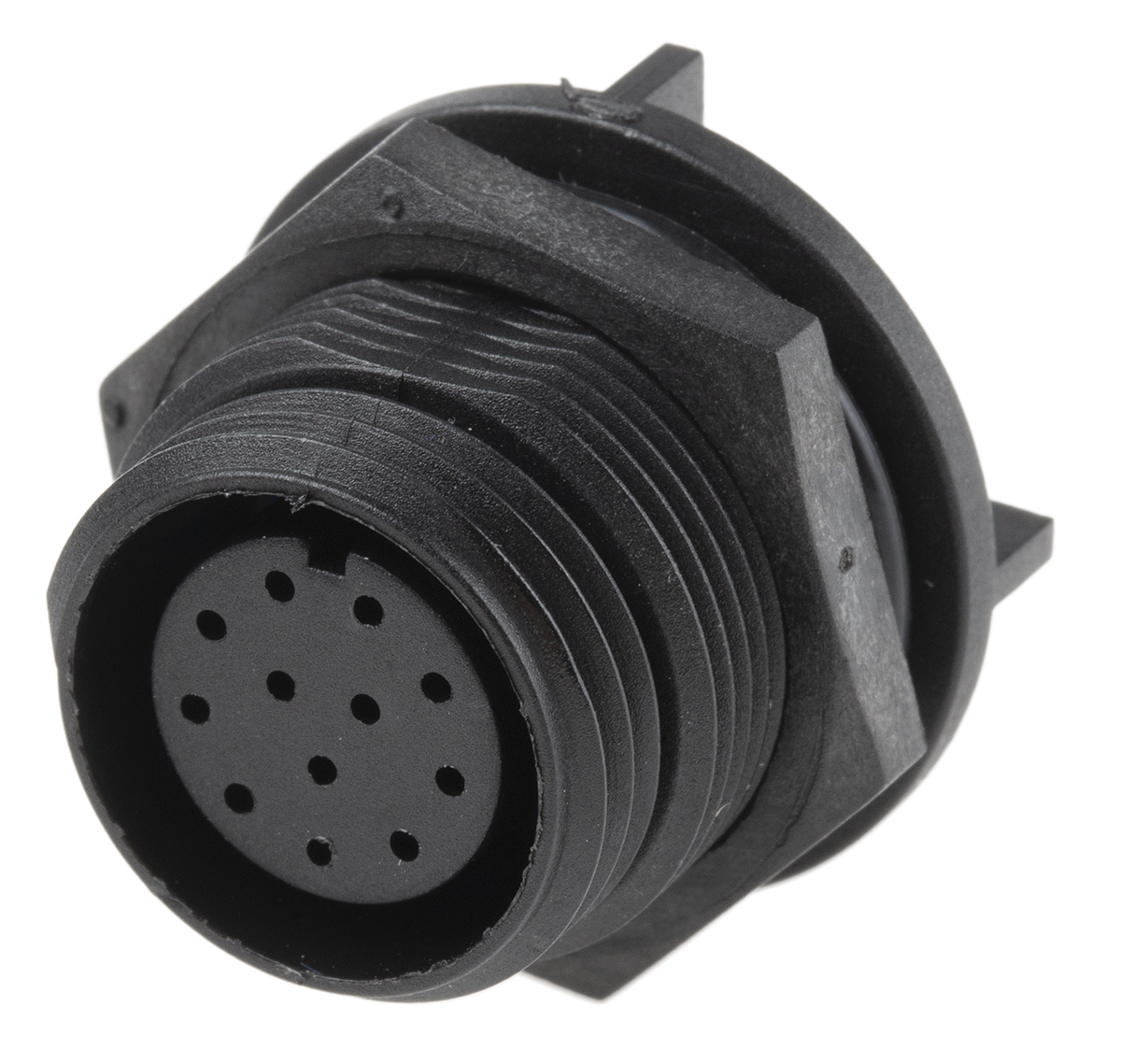 Bulgin Circular Connector, 12 Contacts, Rear, Miniature Connector, Socket, Female, IP68, Buccaneer 400 Series