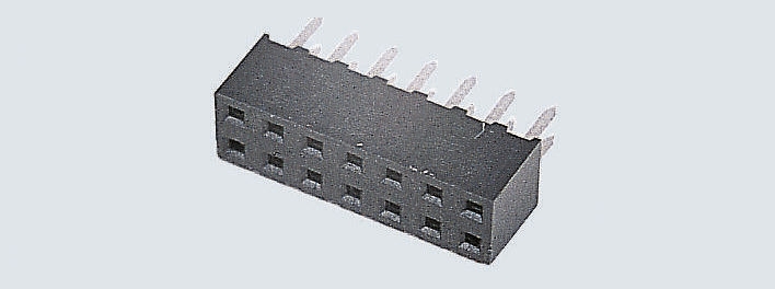 HARWIN Straight Through Hole Mount PCB Socket, 24-Contact, 2-Row, 2mm Pitch, Solder Termination
