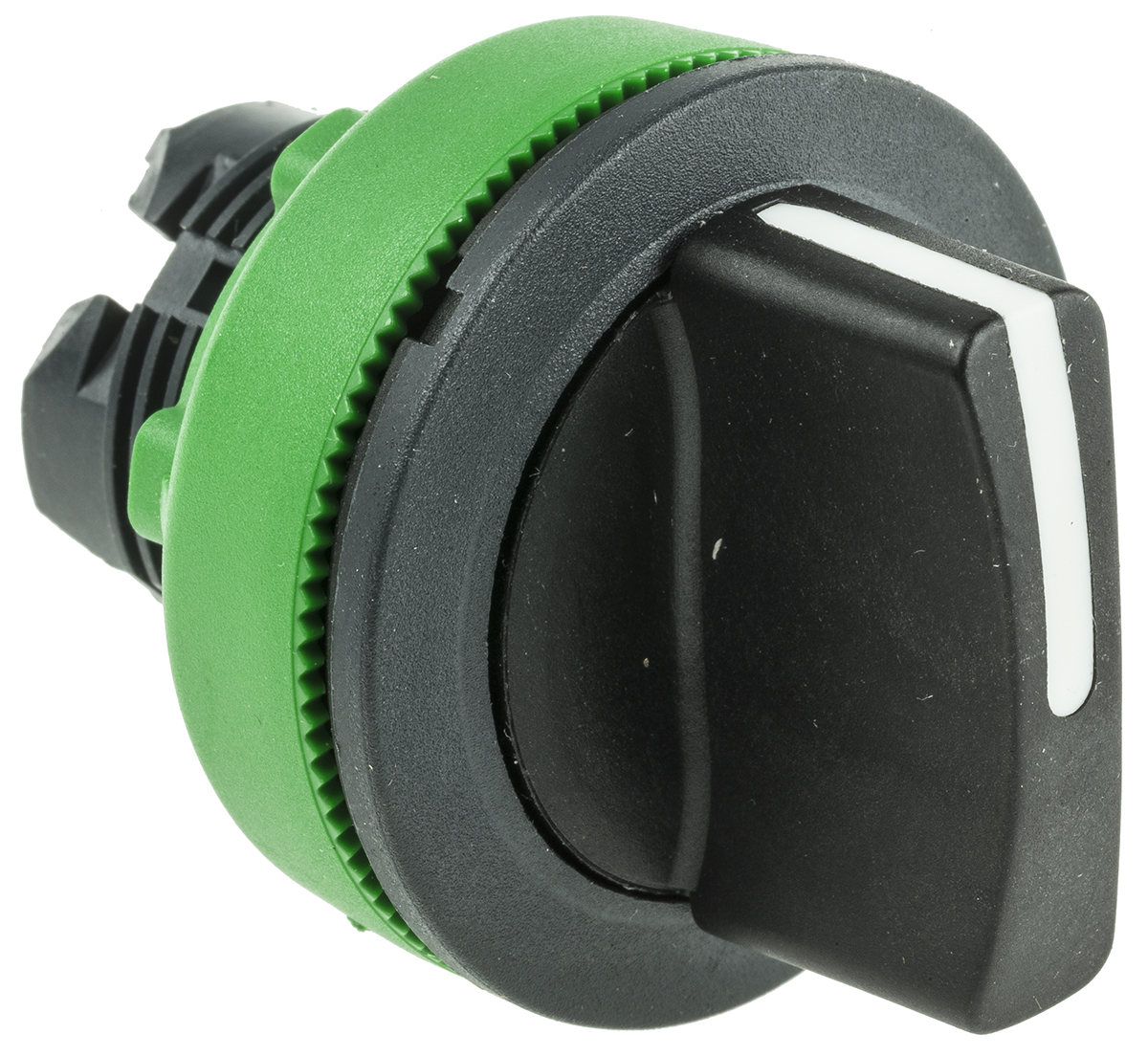 Schneider Electric Harmony Series 2 Position Selector Switch Head, 30mm Cutout, Black Handle