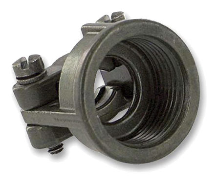 Amphenol Industrial, 97Size 12SL, 14, 14S Straight Cable Clamp, For Use With Jacketed Cable, Wires Protected
