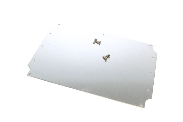 Hammond Steel Mounting Plate, 160mm W, 240mm L for Use with 1554 &amp; 1555 V, &amp; V2 Enclosures