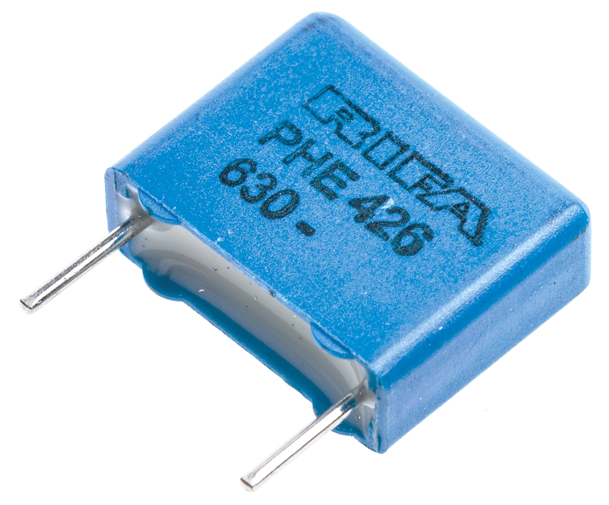 KEMET PHE426 Metallised Polypropylene Film Capacitor, 250 V ac, 630 V dc, ±5%, 22nF, Through Hole