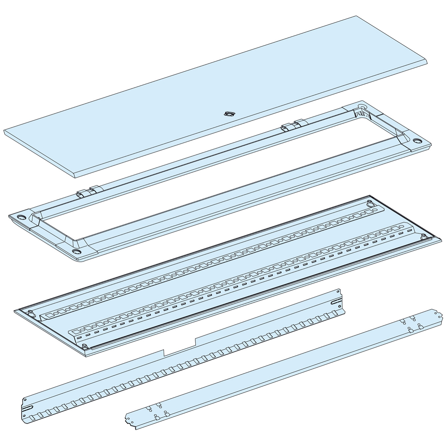Schneider Electric LVS Series Rear Panel for Use with Enclosure, 300 x 1250 x 260mm