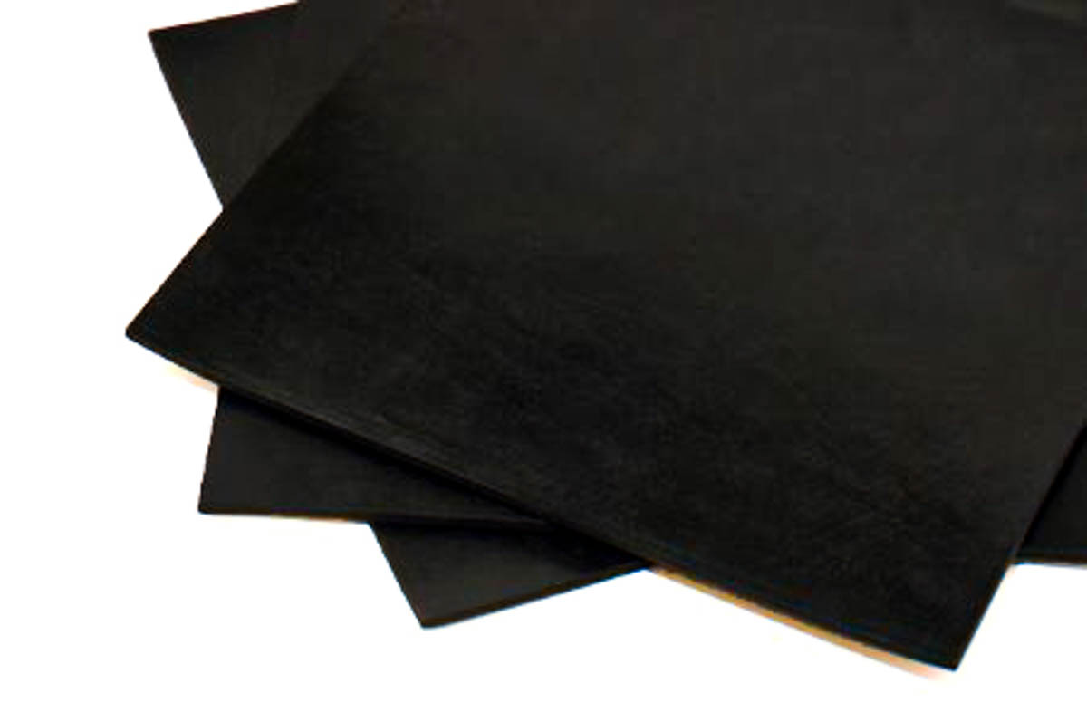 RS PRO Black Nitrile Rubber Sheet, 1.4m x 1m x 6mm, -15°C to 110°C