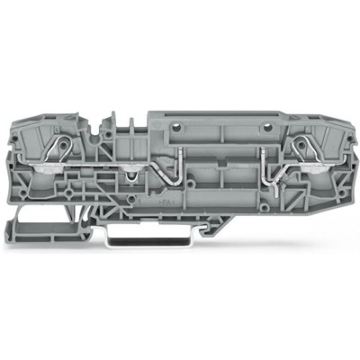 WAGO 2006-8661 TOPJOB S Series Grey, 6mm², 1-Level, Push In Termination, CSA