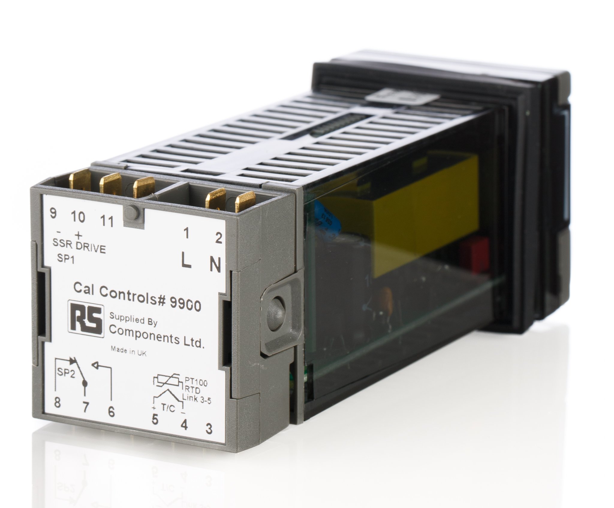 CAL 9900 PID Temperature Controller, 48 x 48 (1/16 DIN)mm, 2 Output Relay, SSD, 230 V ac Supply Voltage