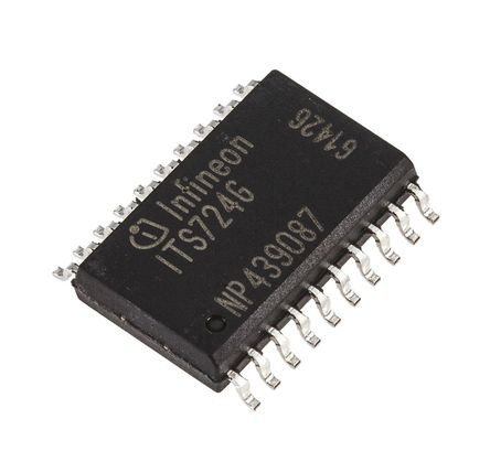 Infineon ITS724GFUMA1High Side, High Side Switch Power Switch IC 20-Pin, SOIC