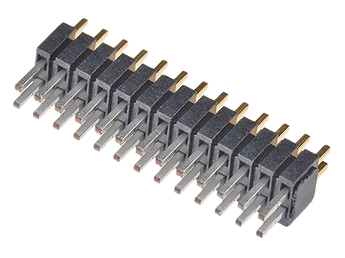 Samtec FTSH Series Straight Surface Pin Header, 26 Contact(s), 1.27 mm Pitch, 2 Row, Unshrouded