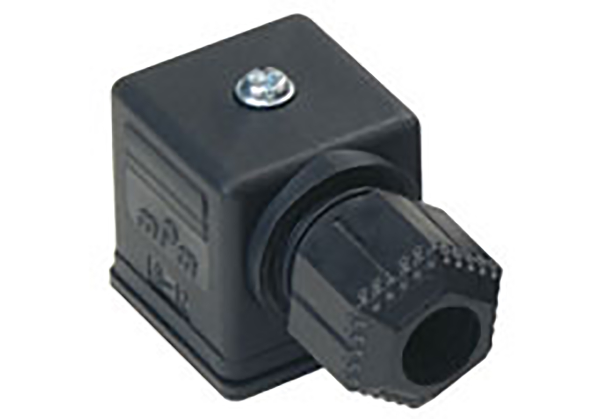 Molex 121201 2P+E DIN 43650 A DIN 43650 Solenoid Connector, 250 V ac, 300 V dc Voltage
