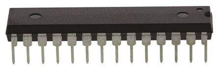 Microchip ATMEGA8-16PU, 8 bit AVR, ATMEGA8 Microcontroller, 16 MHz, 8kB FLASH, 28-Pin PDIP