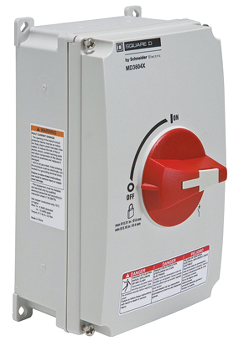 Schneider Electric 1P Pole Panel Mount Isolator Switch - 60A Maximum Current