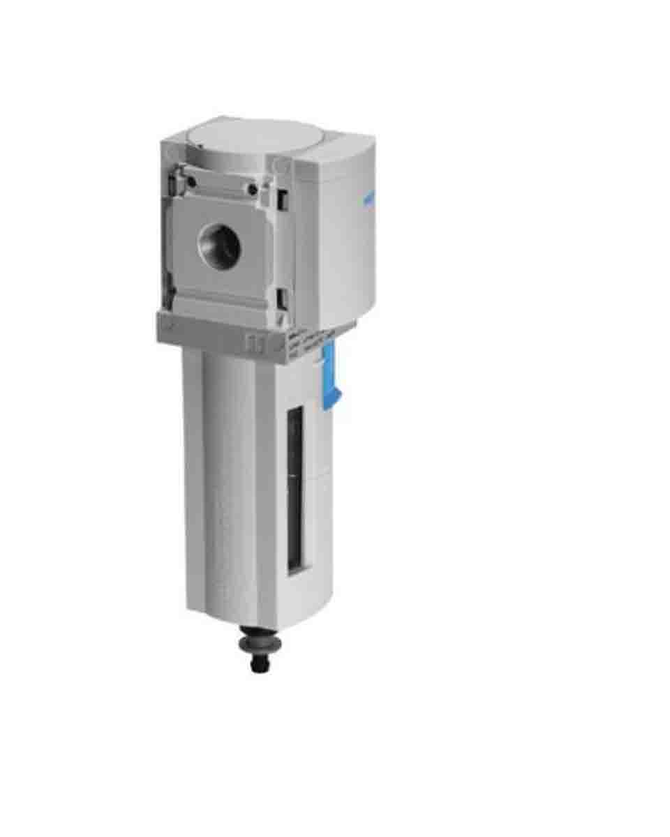 Festo MS series 5μm G 1/8 0bar to 14 bar Filter 1000L/min max with Manual drain
