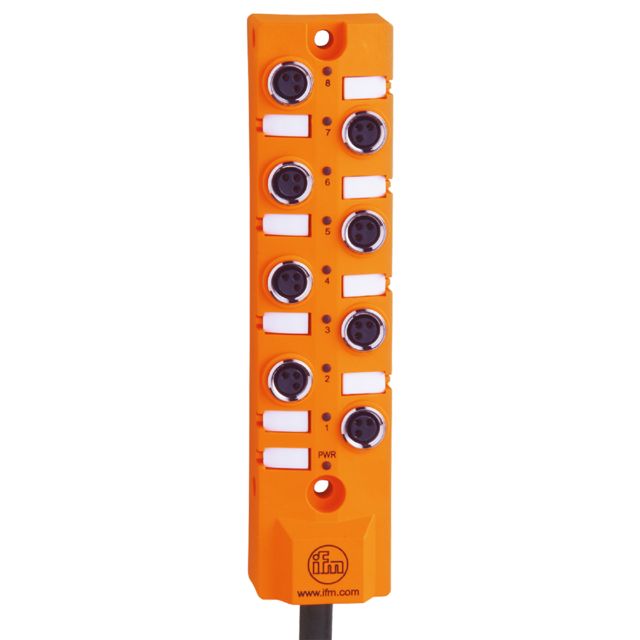 ifm electronic EBC Series Sensor Box, M8, 2m cable, 8 port