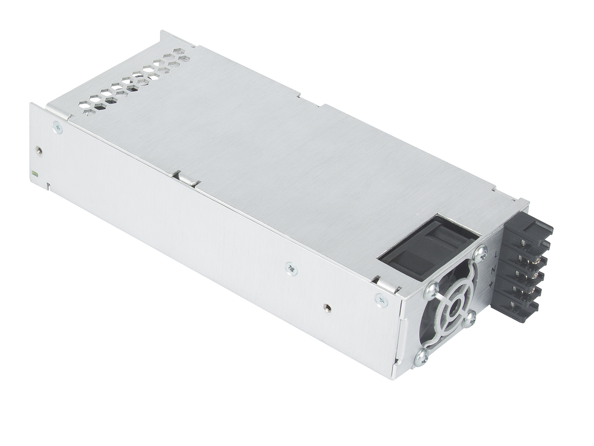 XP Power Switching Power Supply, GCU500PS12-EF, 12V dc, 20.8A, 500W, 1 Output, 80 → 264V ac Input Voltage