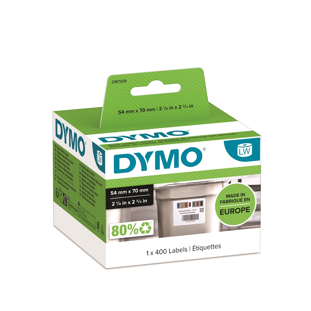 Dymo Adhesive Pre-Printed Label. Quantity: 400EA