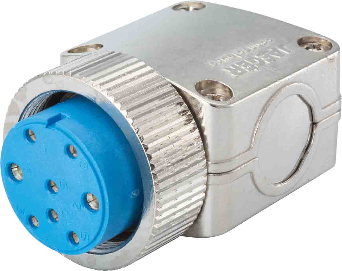 Jaeger Circular Connector, 4 Contacts, Cable, Standard Connector, Male, IP50, IP54
