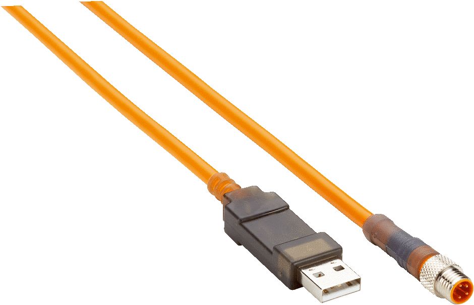 SICK Male 5 way M12 to Male 8 way M12 Connector Cable, 10 m