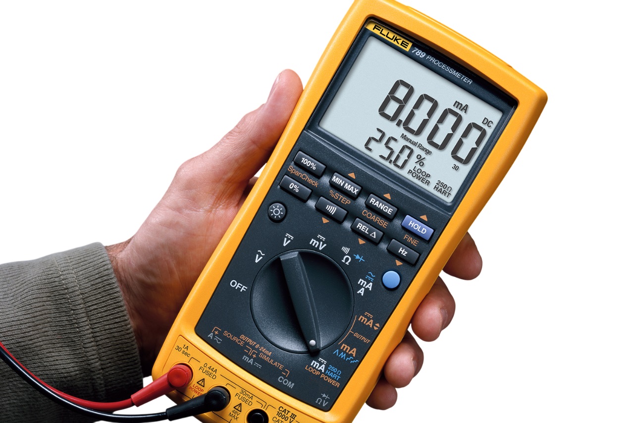 Fluke 789/771 GEAR Digital Multimeter, 0.4V Min, 1000V Max, CAT IV 600 V/CAT III 1000 V