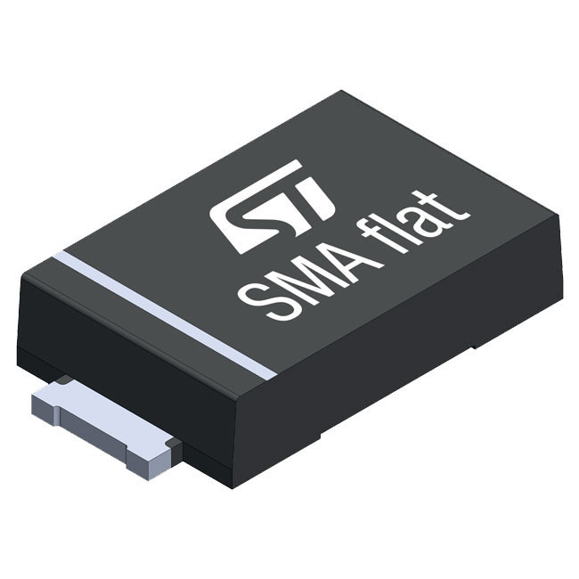 STMicroelectronics SMA4F14AY, Uni-Directional TVS Diode, 400W, 2-Pin SMA Flat