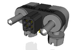 Amphenol Socapex MHDAS Series Right Angle PCB PCB Header, 4 Contact(s), 1.27 mm Pitch, 2 Row, Shrouded