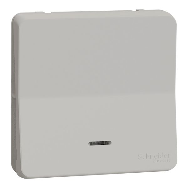Schneider Electric White Push Button Light Switch, Mureva Styl