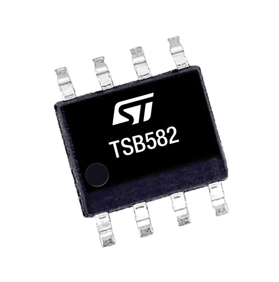 TSB582IDT STMicroelectronics, Operational Amplifier, 3.1 MHz, 8-Pin 36 V SO-8