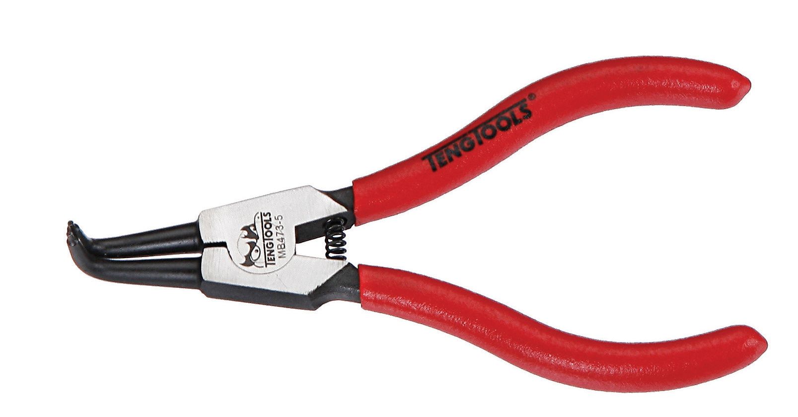 Teng Tools MB473-7 Pliers, 165 mm Overall, Bent Tip