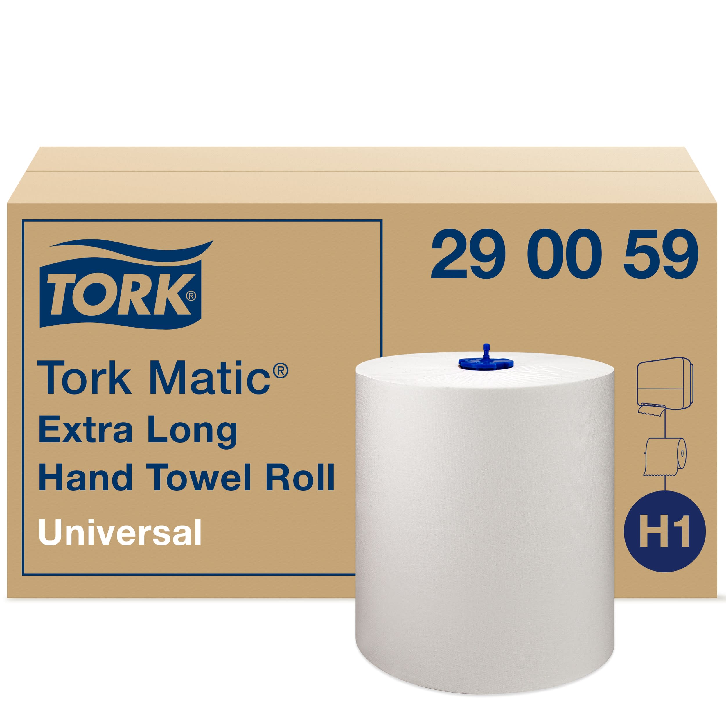Tork Matic® Universal Hand Towels Rolled White Paper Towel, 280 m x 210 mm