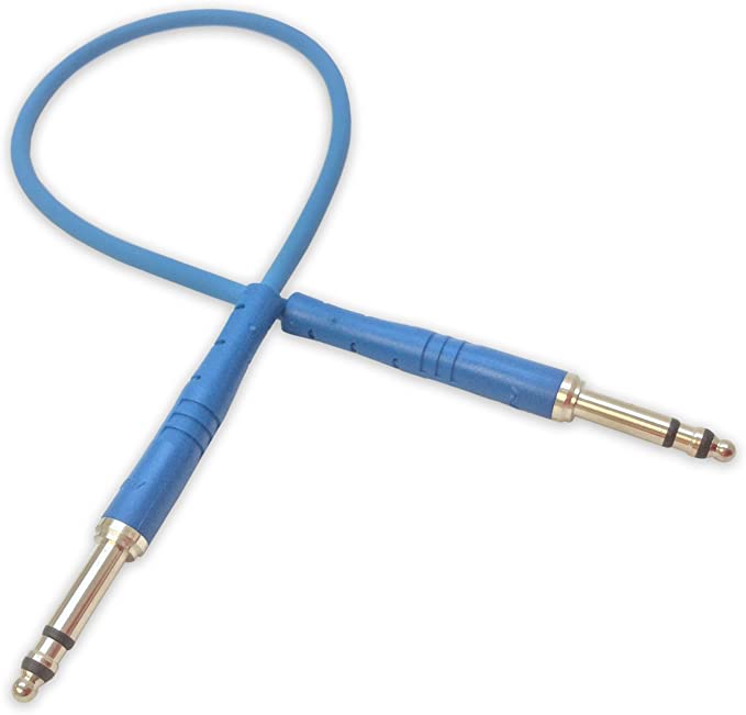 Re-An Products Aux Cable, 1.5ft NRA-TT 1.5FT-BLUE