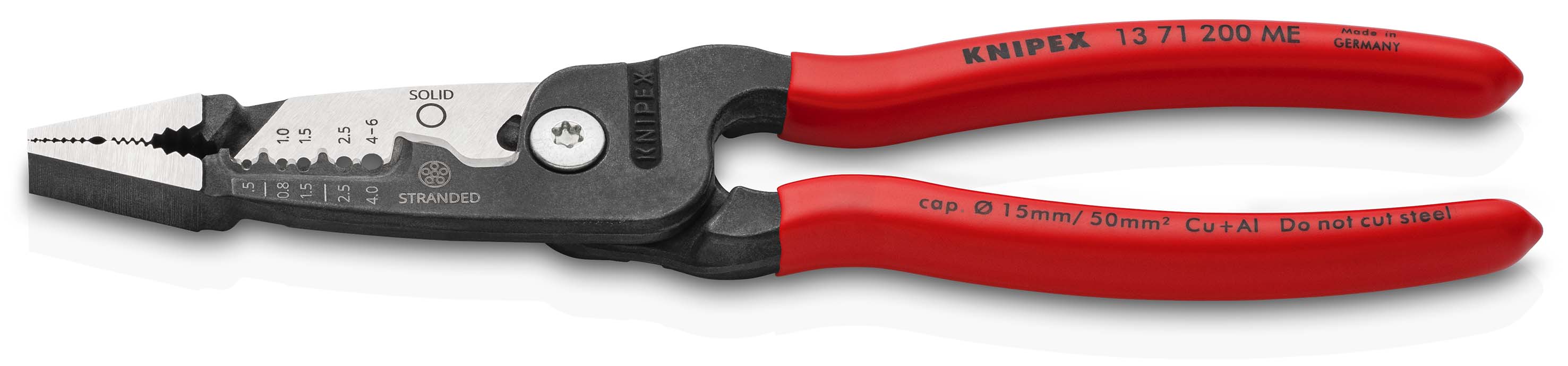 Knipex Knipex 13 Series Wire Stripper Multifunction Wire Stripper, 200 mm Overall