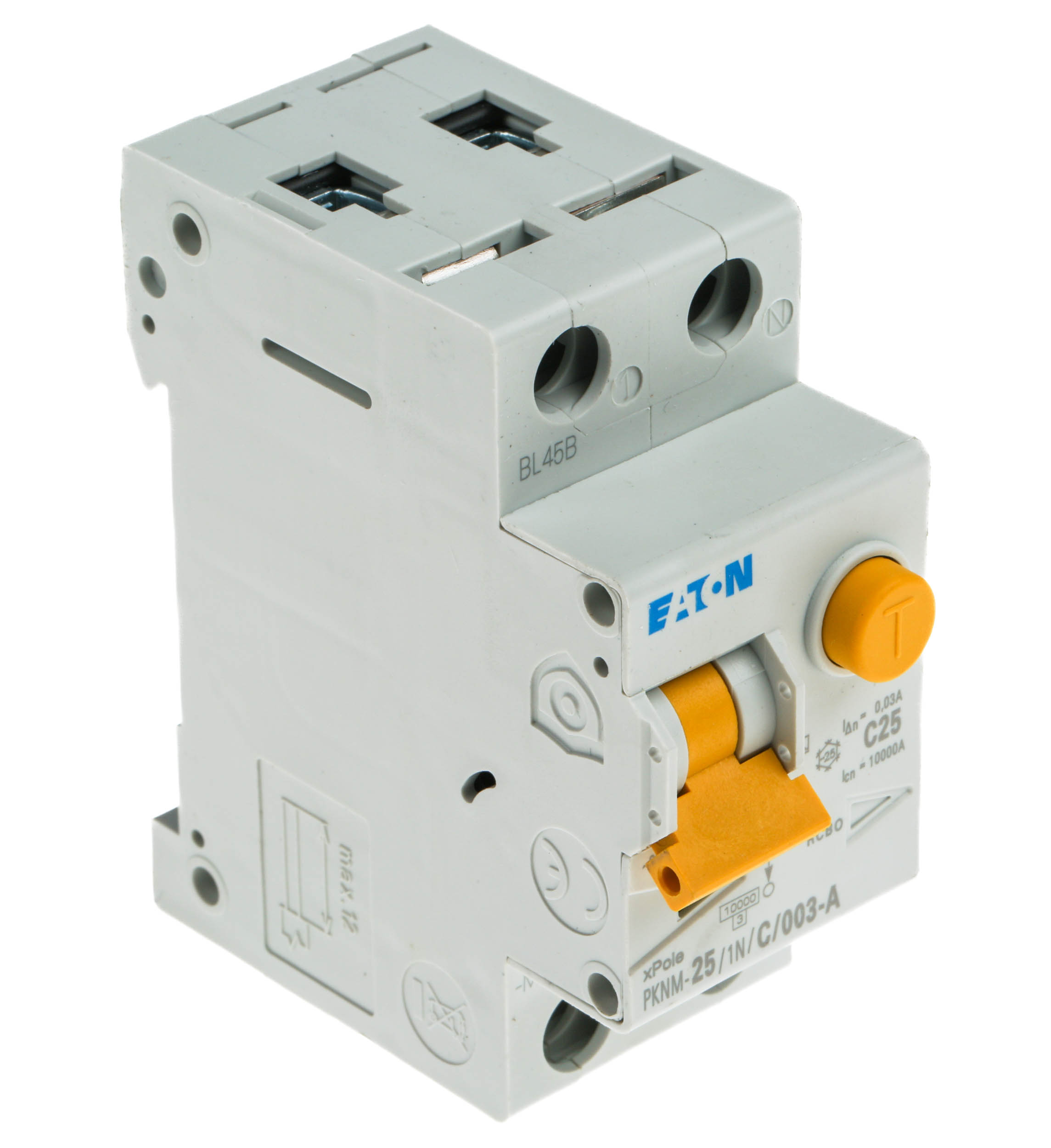 Eaton RCD, 25A, 2 Pole, 30mA, Type C, 230V