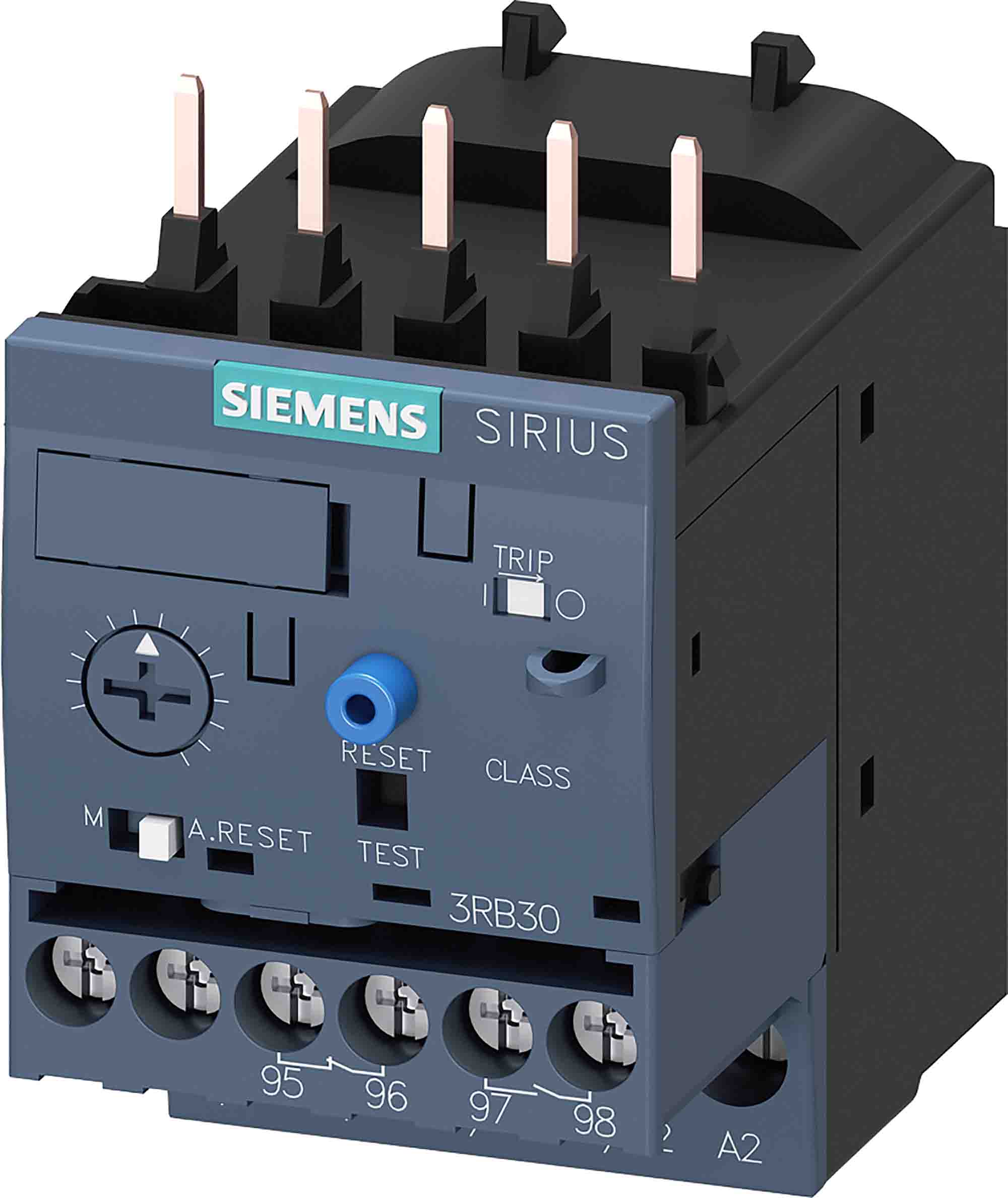 Siemens 3RB Overload Relay 1NC + 1NO, 4 → 16 A F.L.C, 16 A Contact Rating, 3P, SIRIUS