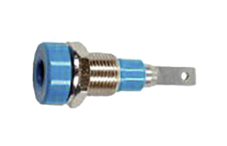 Staubli Yellow Female Banana Socket, 2mm Connector, Tab Termination, 10A, 30 V, 60V dc