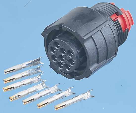 Souriau Sunbank by Eaton Circular Connector, 9 Contacts, Cable, Standard Connector, Socket, Female, IP67, Clipper Series