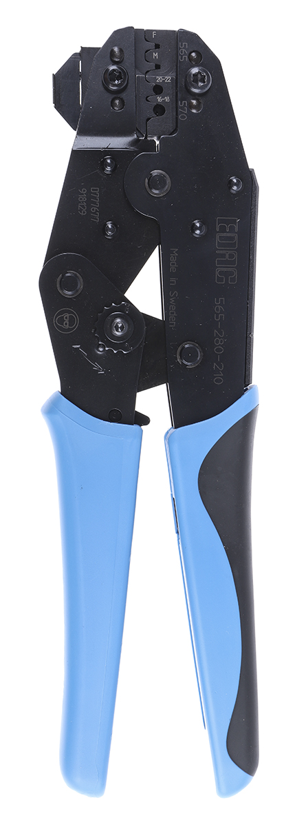 EDAC 560 and 572 Hand Ratcheting Crimp Tool for 565 Series Connector Contacts, 570 Series Connector Contacts