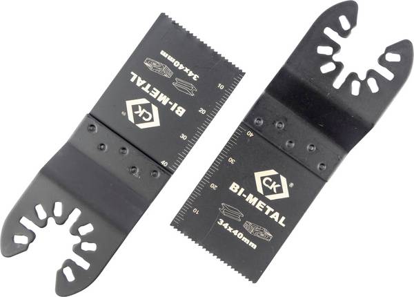 CK 2-Piece Multitool Blade Set for use with BLACK&amp;DECKER, Bosch Multi X, CHICAGO Multi Tool, CRAFTSMAN Multi Tool,