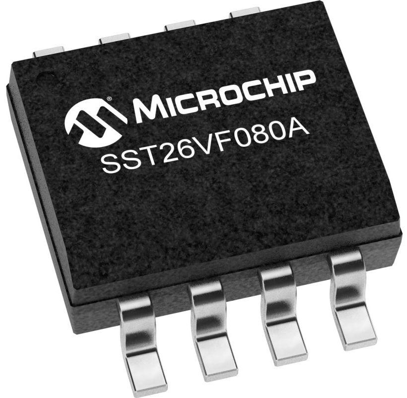 Microchip 8Mbit SPI, SQI Flash Memory 8-Pin SOIC, SST26VF080A-104I/SN