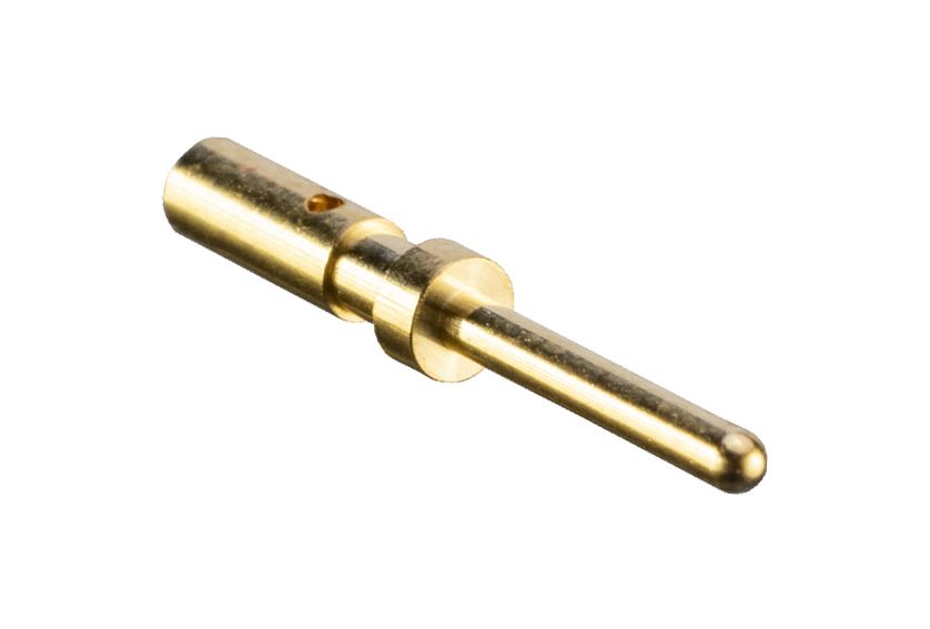 Bulgin Male Crimp Circular Connector Contact, Wire Size 26 → 22 AWG