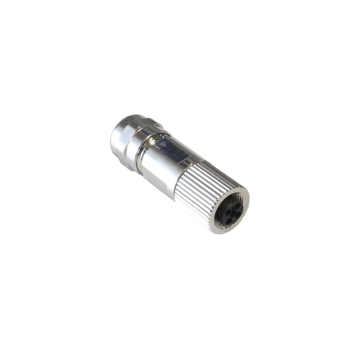 Bulgin Circular Connector, 4 Contacts, Cable, M12 Connector, Socket, Female, IP67, Buccaneer M12 Series