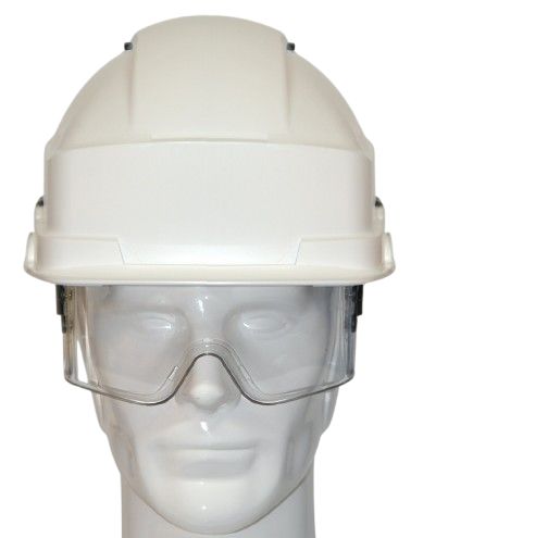 AUBOUEIX IRIS 2 White Helmet & Hard Hat, AdjustableVentilated