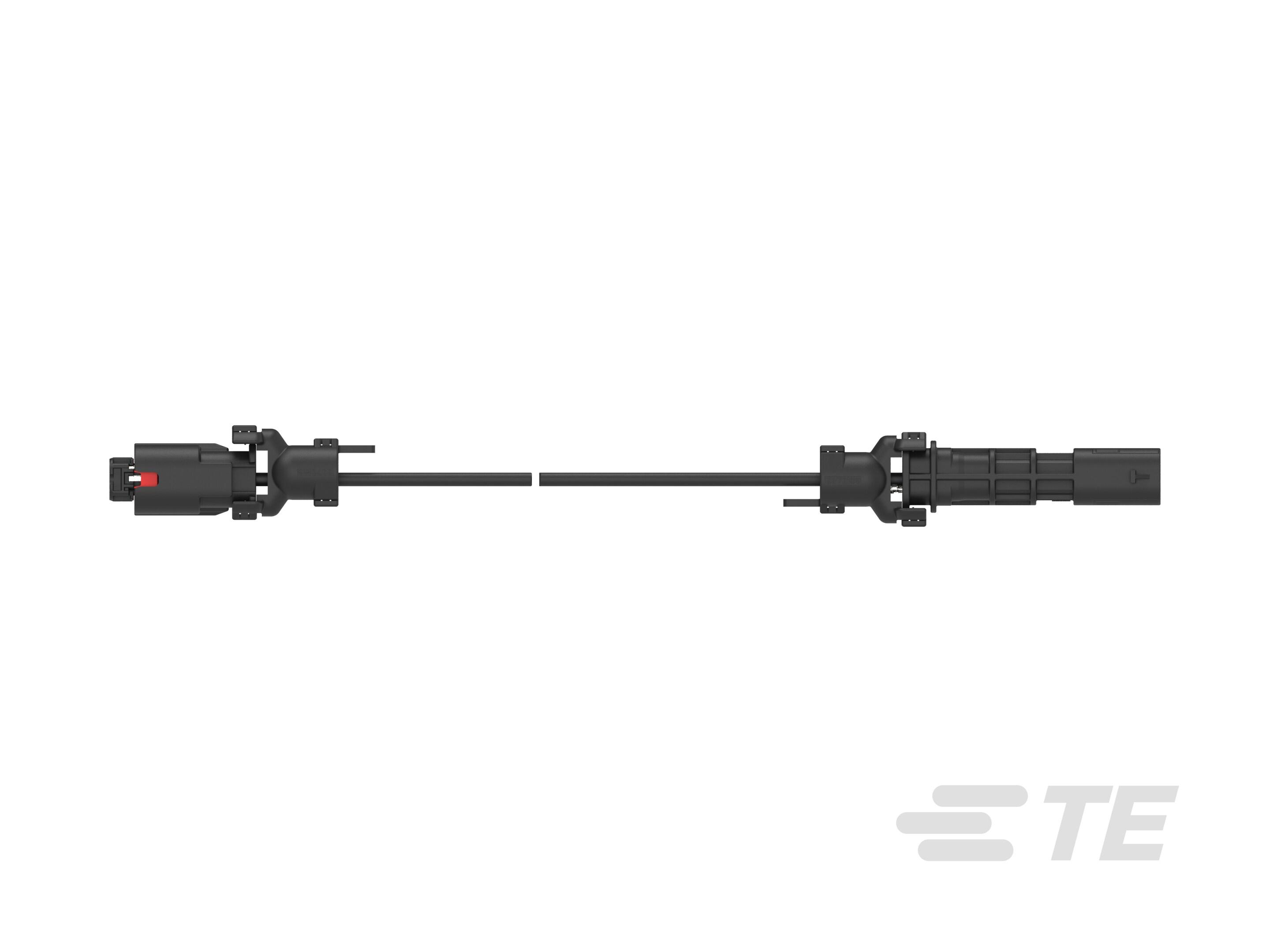 TE Connectivity 1 Way Male to 2 Way Male F Type Cable assembly, 3m
