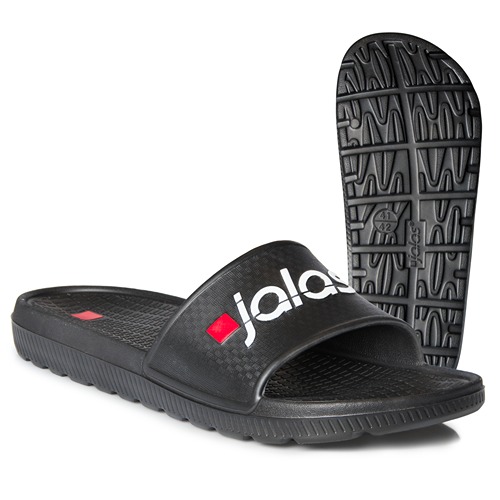 Jalas 8020 Unisex Black Sliders, UK 10.5 → 11, EU 45 → 46