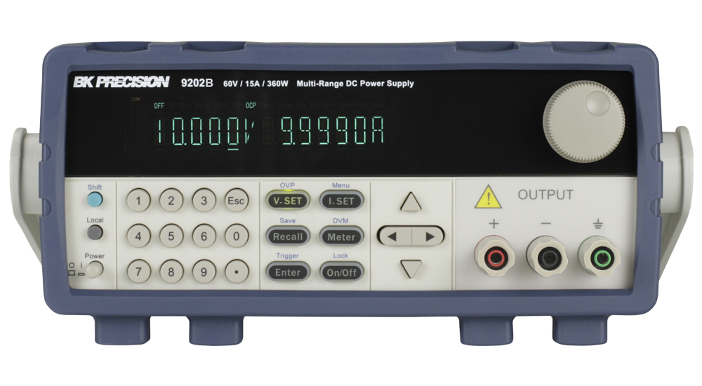 BK Precision 9202B Series Bench Power Supply, 0 → 60V, 15A, 1-Output, 360W