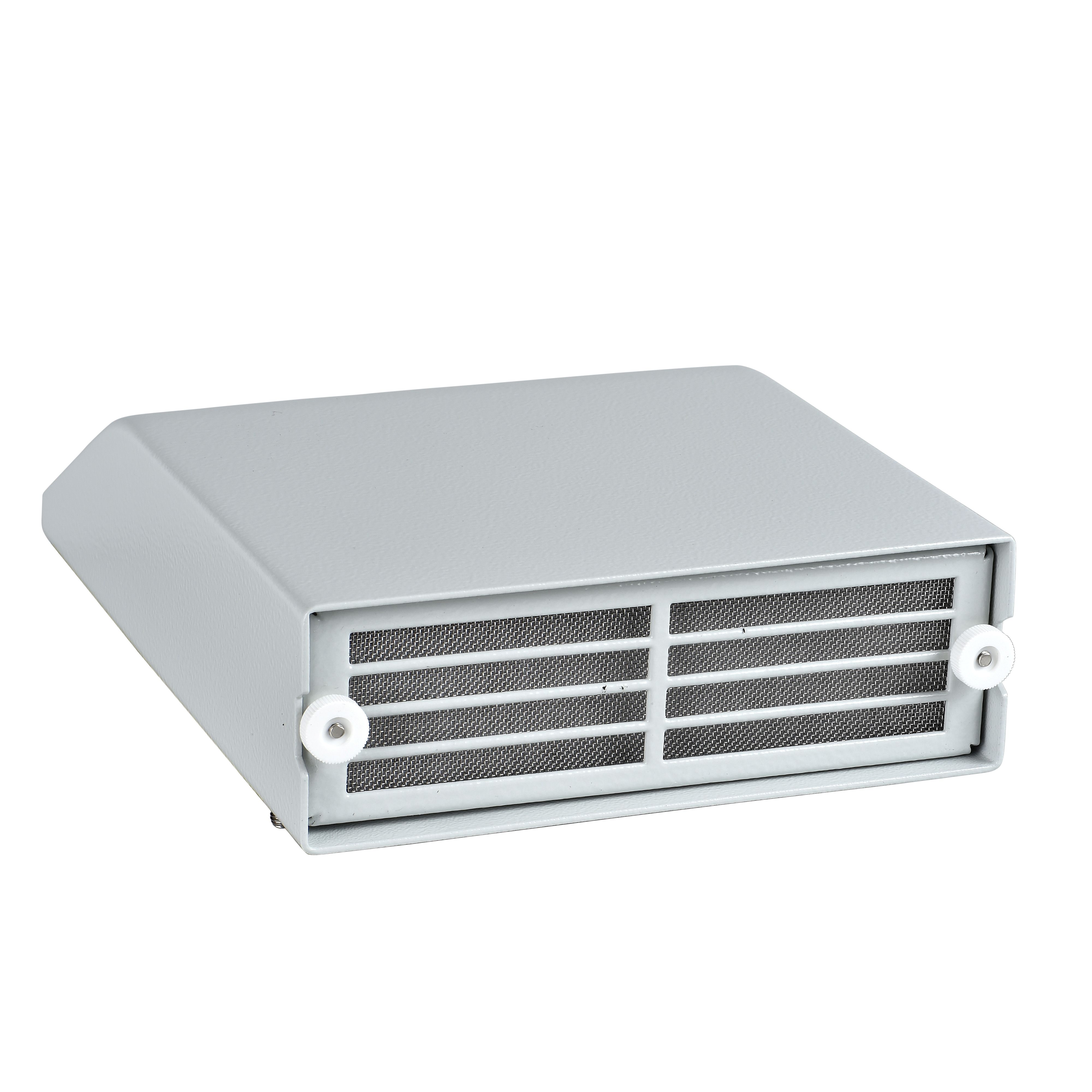 Schneider Electric ClimaSys Series RAL 7035 Fan Cover, 350mm H, 80mm D, 305mm W, For Use With Enclosure