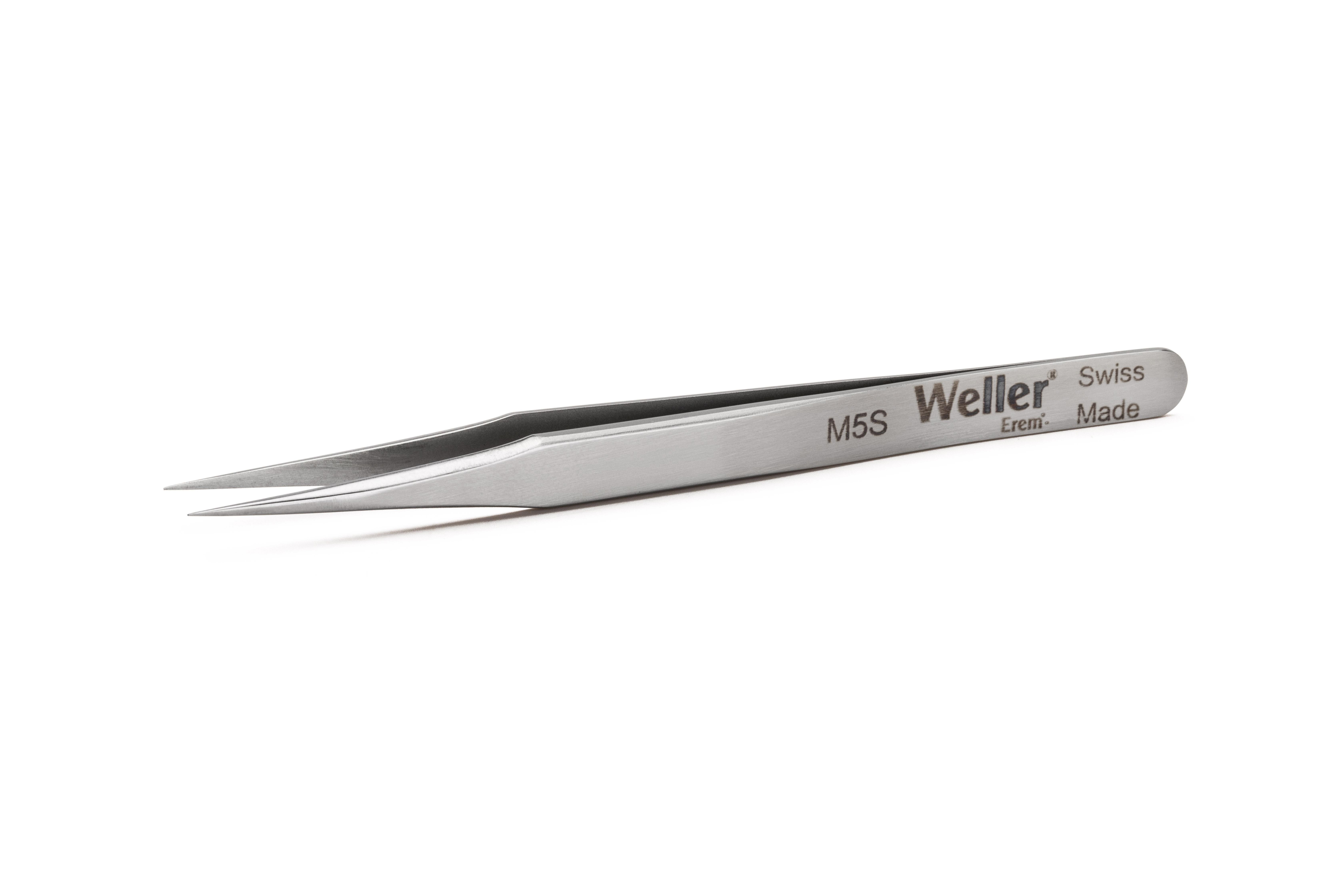 Weller Erem 82 mm, Stainless Steel, Pointed, Tweezers