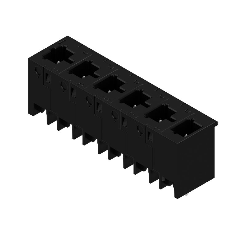 OMNIMATE4.0 Series Terminal Block Connector, 6-Contact, 7.5mm Pitch, PCB Mount, 1-Row, Through Hole Termination