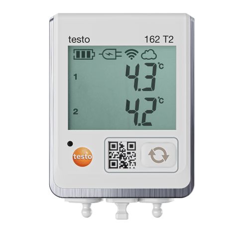Testo TESTO 162 T2 Temperature Data Logger Data Logger, Wi-Fi, 2 Input Channel(s)
