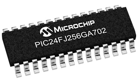 Microchip PIC24FJ256GA702-I/SO, 16 bit PIC, PIC24FJ Microcontroller, 32 MHz, 256kB FLASH, 28-Pin SOIC