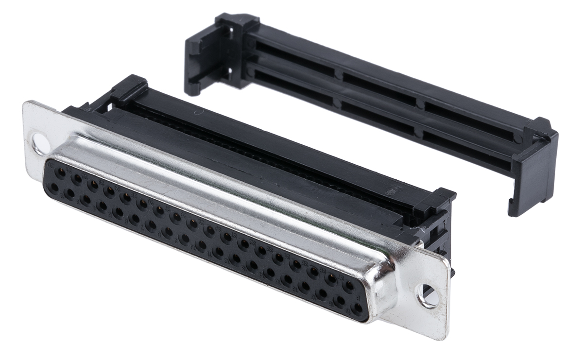 RS PRO 37 Way Cable Mount D-sub Connector Socket, 1.27mm Pitch