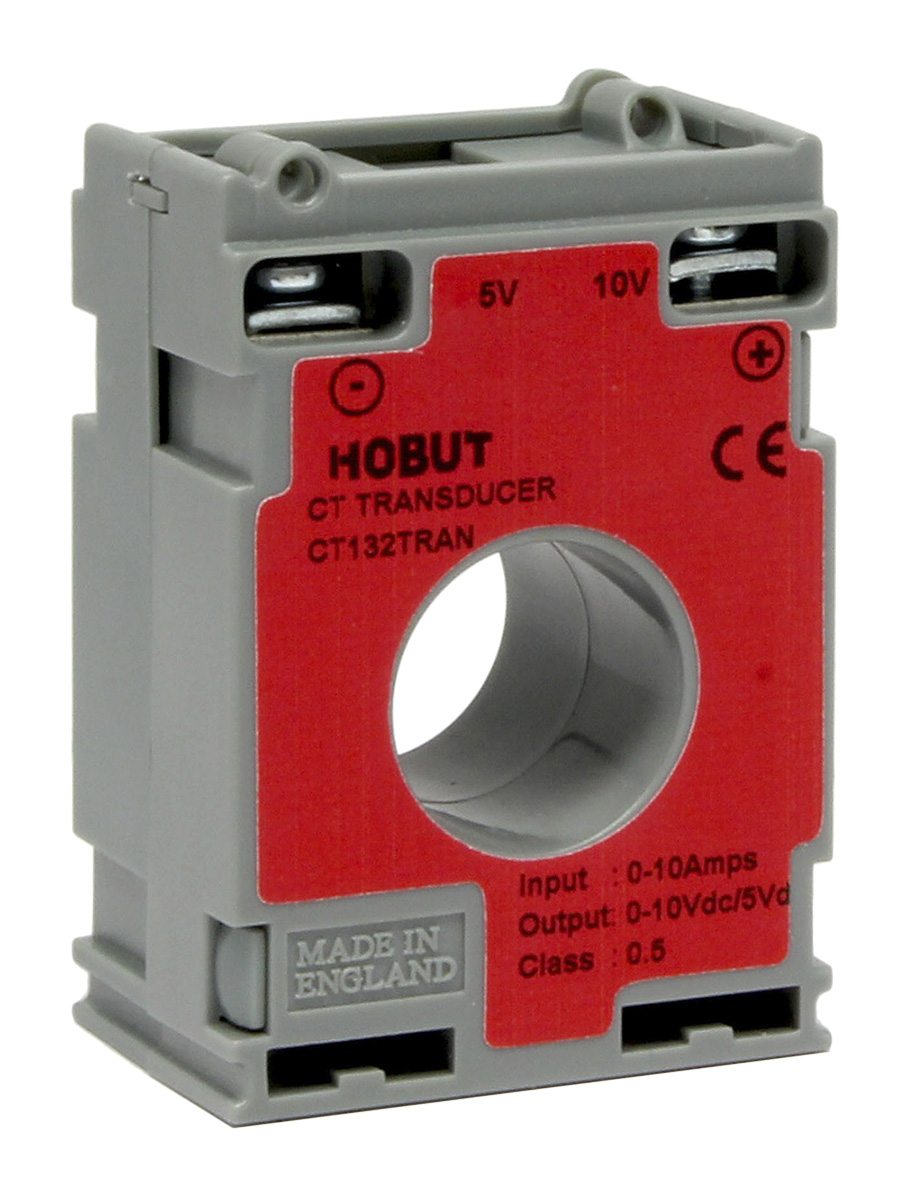 HOBUT CT132TRAN Series Current Transformer, 10A Input, 10:1, 21mm Bore, 15 → 30 V